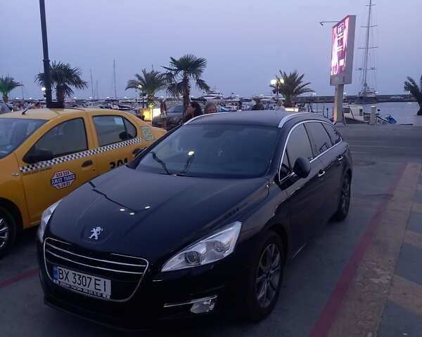 Черный Пежо 508, объемом двигателя 2 л и пробегом 235 тыс. км за 10300 $, фото 6 на Automoto.ua
