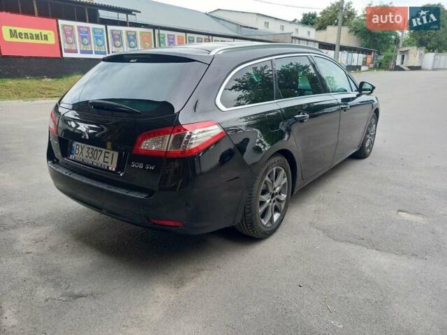 Черный Пежо 508, объемом двигателя 2 л и пробегом 235 тыс. км за 10300 $, фото 13 на Automoto.ua