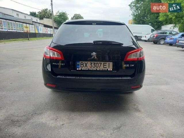 Черный Пежо 508, объемом двигателя 2 л и пробегом 235 тыс. км за 10300 $, фото 10 на Automoto.ua