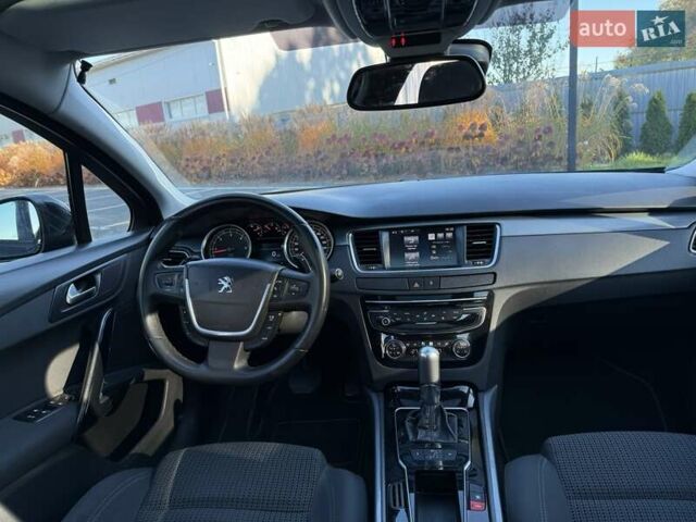 Пежо 508 2016 в Луцке на Automoto.ua Черный Пежо 508, объемом двигателя 1.6 л и пробегом 205 тыс. км за 11850 $, фото 14 на Automoto.ua