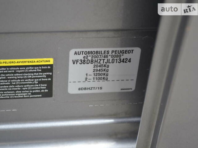 Сірий Пежо 508, об'ємом двигуна 1.56 л та пробігом 247 тис. км за 12955 $, фото 57 на Automoto.ua