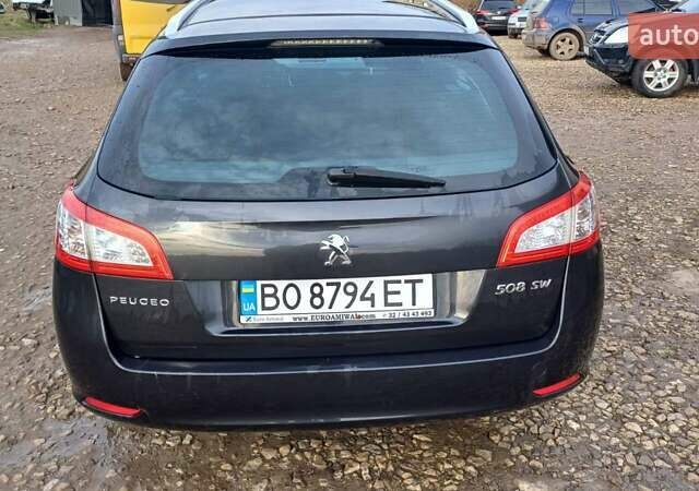 Серый Пежо 508, объемом двигателя 1.56 л и пробегом 255 тыс. км за 6350 $, фото 5 на Automoto.ua