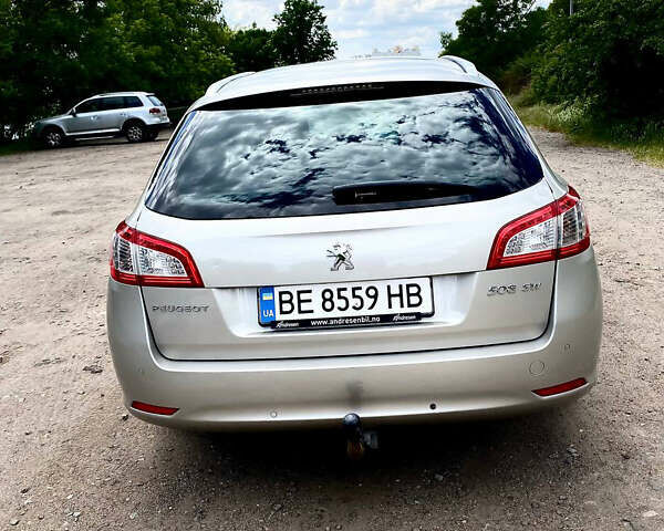 Сірий Пежо 508, об'ємом двигуна 1.6 л та пробігом 248 тис. км за 8999 $, фото 6 на Automoto.ua