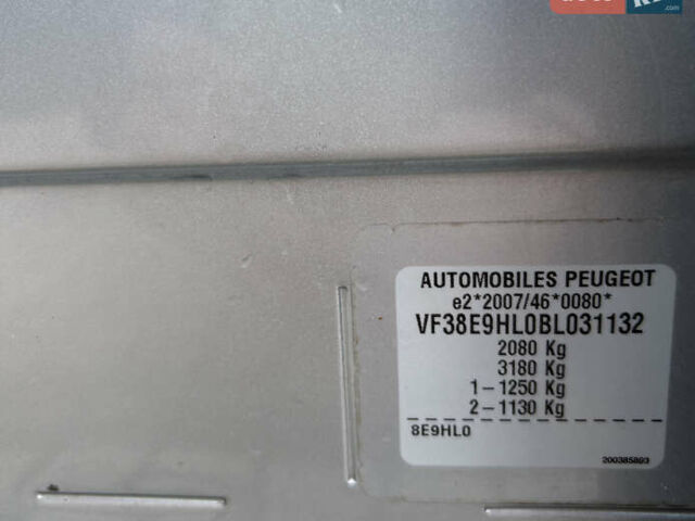 Серый Пежо 508, объемом двигателя 1.56 л и пробегом 216 тыс. км за 7350 $, фото 17 на Automoto.ua