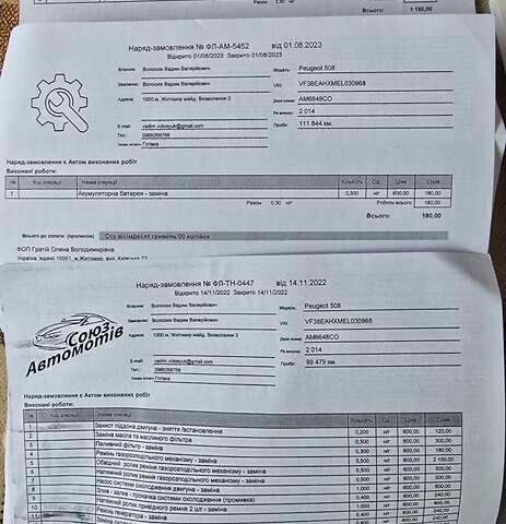 Серый Пежо 508, объемом двигателя 2 л и пробегом 139 тыс. км за 12900 $, фото 98 на Automoto.ua