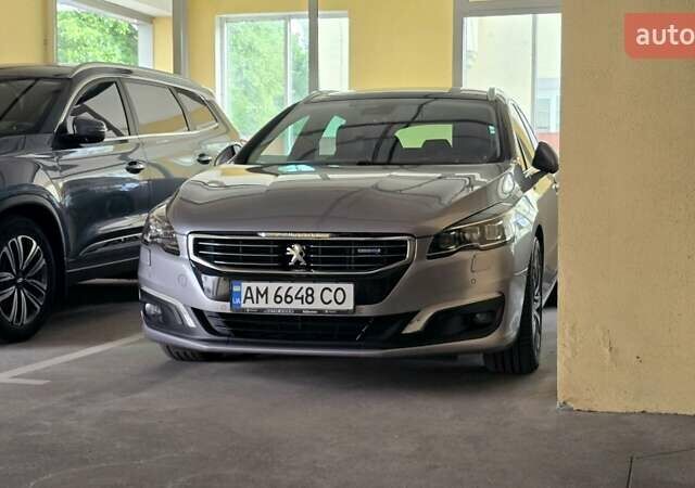 Серый Пежо 508, объемом двигателя 2 л и пробегом 139 тыс. км за 12900 $, фото 7 на Automoto.ua