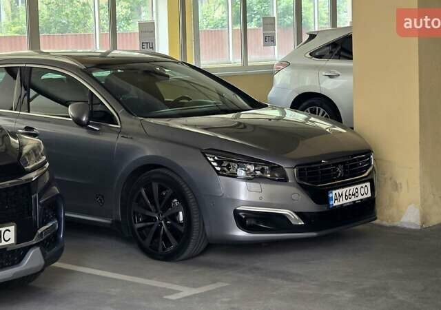 Серый Пежо 508, объемом двигателя 2 л и пробегом 139 тыс. км за 12900 $, фото 5 на Automoto.ua