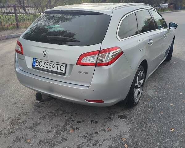 Серый Пежо 508, объемом двигателя 2 л и пробегом 265 тыс. км за 11100 $, фото 7 на Automoto.ua