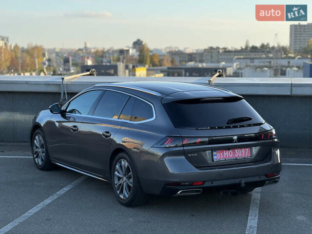Серый Пежо 508, объемом двигателя 1.5 л и пробегом 94 тыс. км за 21800 $, фото 15 на Automoto.ua