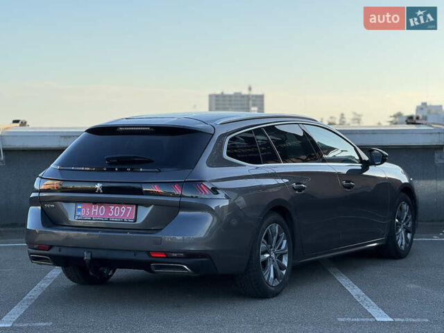 Серый Пежо 508, объемом двигателя 1.5 л и пробегом 94 тыс. км за 21800 $, фото 10 на Automoto.ua