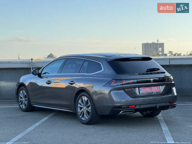 Серый Пежо 508, объемом двигателя 1.5 л и пробегом 94 тыс. км за 21800 $, фото 13 на Automoto.ua