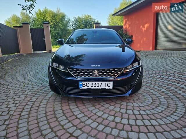 Синий Пежо 508, объемом двигателя 2 л и пробегом 69 тыс. км за 23500 $, фото 1 на Automoto.ua