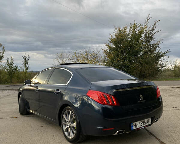 Синий Пежо 508, объемом двигателя 2.2 л и пробегом 350 тыс. км за 9800 $, фото 5 на Automoto.ua