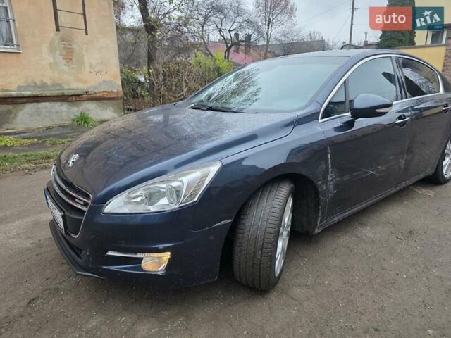Синий Пежо 508, объемом двигателя 2 л и пробегом 199 тыс. км за 7500 $, фото 1 на Automoto.ua
