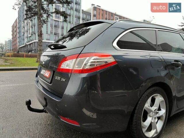 Синий Пежо 508, объемом двигателя 1.6 л и пробегом 266 тыс. км за 6990 $, фото 19 на Automoto.ua