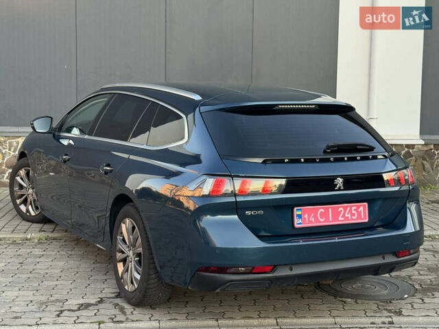 Синий Пежо 508, объемом двигателя 1.5 л и пробегом 152 тыс. км за 16000 $, фото 12 на Automoto.ua