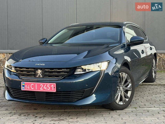 Синий Пежо 508, объемом двигателя 1.5 л и пробегом 152 тыс. км за 16000 $, фото 1 на Automoto.ua