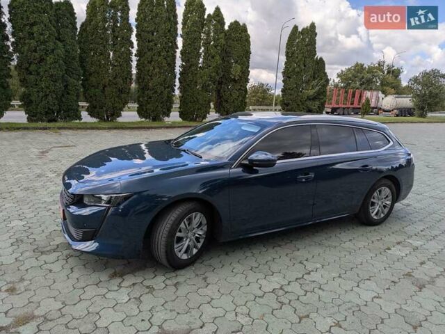 Синий Пежо 508, объемом двигателя 1.5 л и пробегом 156 тыс. км за 17700 $, фото 1 на Automoto.ua