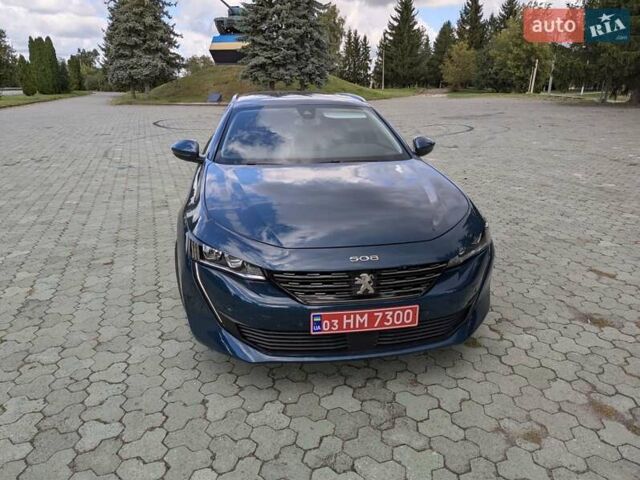 Синий Пежо 508, объемом двигателя 1.5 л и пробегом 156 тыс. км за 17700 $, фото 7 на Automoto.ua