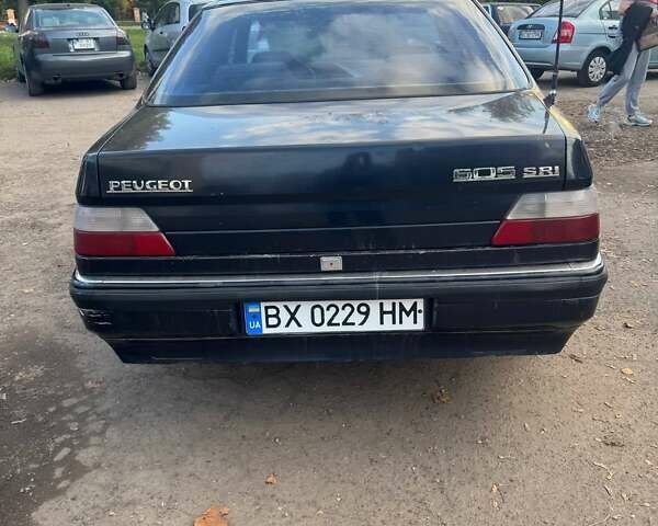 Черный Пежо 605, объемом двигателя 2 л и пробегом 200 тыс. км за 999 $, фото 2 на Automoto.ua