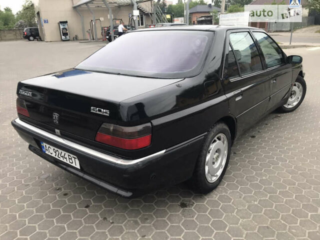 Чорний Пежо 605, об'ємом двигуна 2 л та пробігом 300 тис. км за 1900 $, фото 9 на Automoto.ua