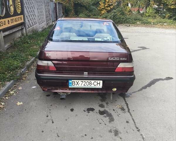 Червоний Пежо 605, об'ємом двигуна 2 л та пробігом 400 тис. км за 650 $, фото 5 на Automoto.ua