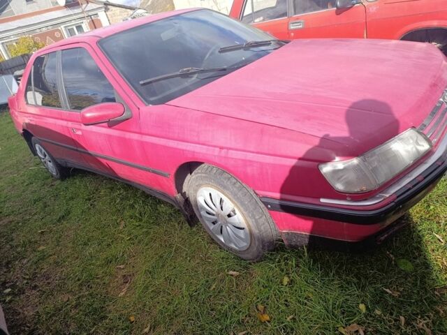 Красный Пежо 605, объемом двигателя 2 л и пробегом 187 тыс. км за 750 $, фото 1 на Automoto.ua