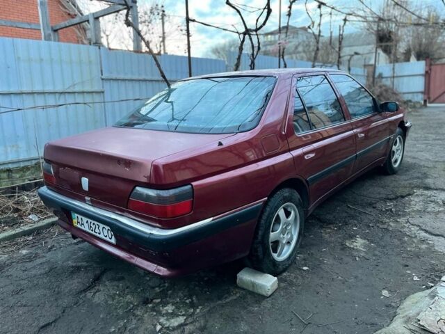 Червоний Пежо 605, об'ємом двигуна 2 л та пробігом 290 тис. км за 2000 $, фото 1 на Automoto.ua