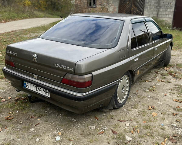Сірий Пежо 605, об'ємом двигуна 2 л та пробігом 200 тис. км за 1400 $, фото 3 на Automoto.ua