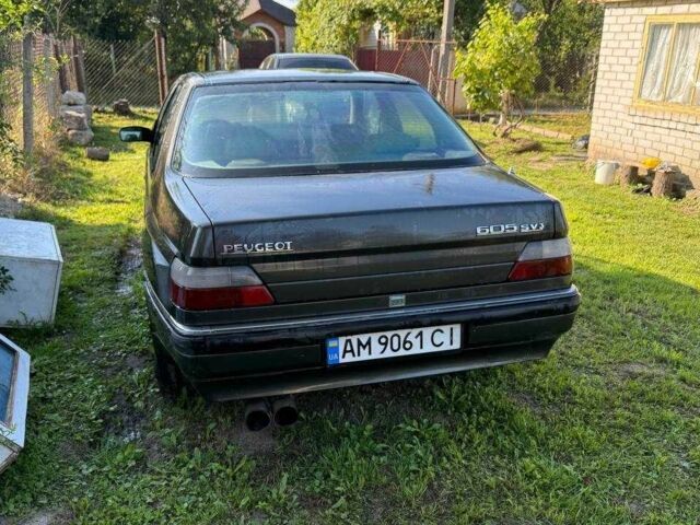Сірий Пежо 605, об'ємом двигуна 3 л та пробігом 340 тис. км за 710 $, фото 3 на Automoto.ua