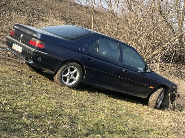 Синий Пежо 605, объемом двигателя 2 л и пробегом 444 тыс. км за 2400 $, фото 1 на Automoto.ua