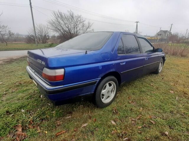 Синий Пежо 605, объемом двигателя 2 л и пробегом 444 тыс. км за 828 $, фото 4 на Automoto.ua