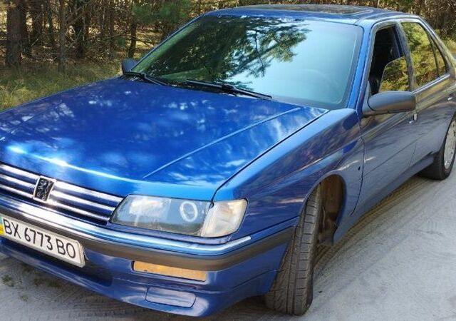 Синий Пежо 605, объемом двигателя 2 л и пробегом 300 тыс. км за 2700 $, фото 1 на Automoto.ua
