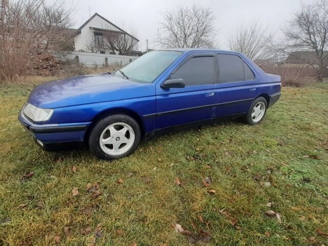 Синий Пежо 605, объемом двигателя 2 л и пробегом 444 тыс. км за 828 $, фото 2 на Automoto.ua