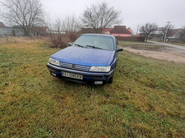 Синий Пежо 605, объемом двигателя 2 л и пробегом 444 тыс. км за 828 $, фото 1 на Automoto.ua