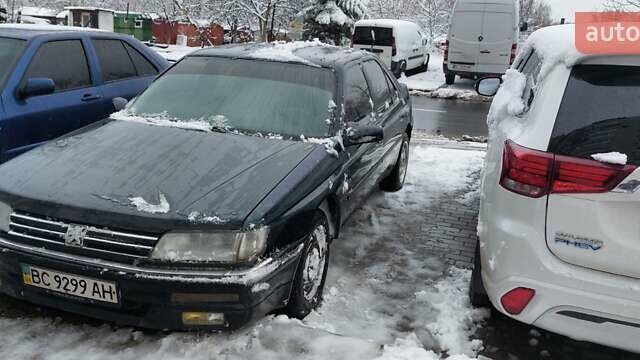 Синий Пежо 605, объемом двигателя 2 л и пробегом 350 тыс. км за 800 $, фото 1 на Automoto.ua