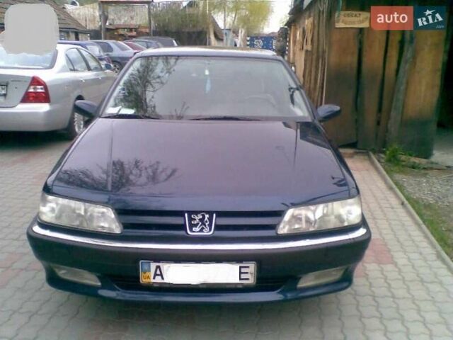 Синий Пежо 605, объемом двигателя 3 л и пробегом 300 тыс. км за 2500 $, фото 1 на Automoto.ua