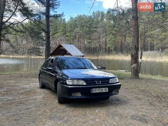 Синий Пежо 605, объемом двигателя 2 л и пробегом 430 тыс. км за 2200 $, фото 1 на Automoto.ua