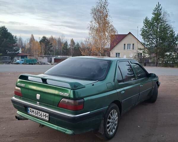 Зеленый Пежо 605, объемом двигателя 2.96 л и пробегом 777 тыс. км за 900 $, фото 7 на Automoto.ua