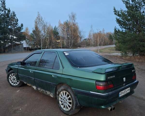 Зеленый Пежо 605, объемом двигателя 2.96 л и пробегом 777 тыс. км за 900 $, фото 2 на Automoto.ua
