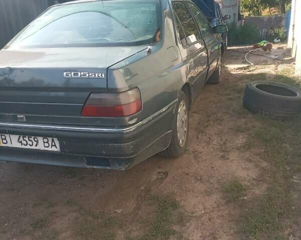 Зеленый Пежо 605, объемом двигателя 2 л и пробегом 170 тыс. км за 1100 $, фото 4 на Automoto.ua
