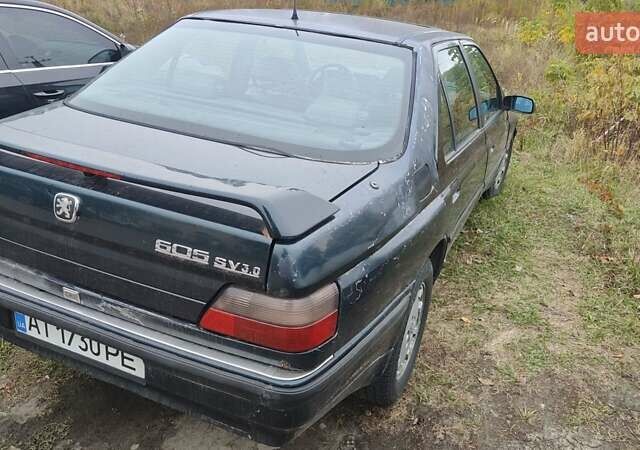 Зеленый Пежо 605, объемом двигателя 2.98 л и пробегом 290 тыс. км за 949 $, фото 6 на Automoto.ua