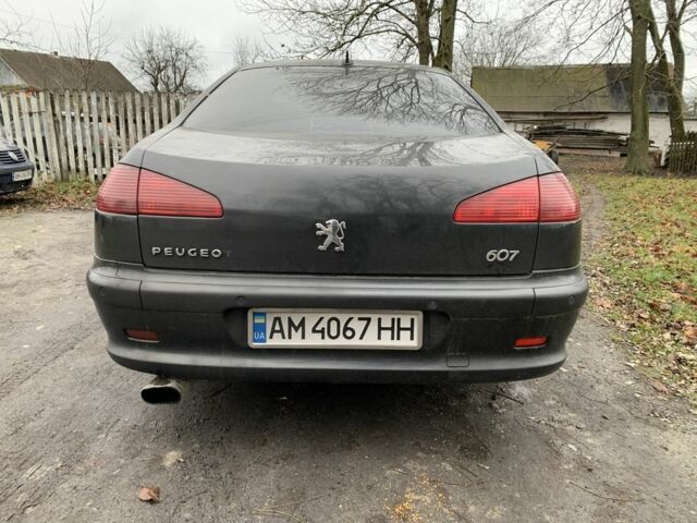 Черный Пежо 607, объемом двигателя 2.2 л и пробегом 350 тыс. км за 3600 $, фото 7 на Automoto.ua