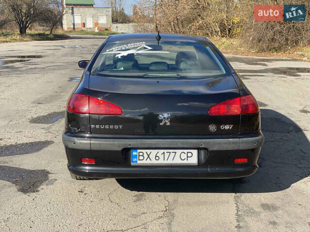 Пежо 607 2004 в Хмельницком на Automoto.ua Черный Пежо 607, объемом двигателя 2.18 л и пробегом 338 тыс. км за 4700 $, фото 11 на Automoto.ua