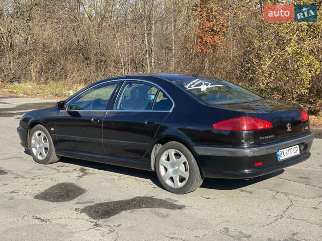 Пежо 607 2004 в Хмельницком на Automoto.ua Черный Пежо 607, объемом двигателя 2.18 л и пробегом 338 тыс. км за 4700 $, фото 10 на Automoto.ua