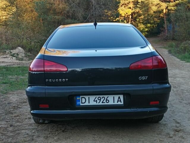 Черный Пежо 607, объемом двигателя 3 л и пробегом 250 тыс. км за 5000 $, фото 1 на Automoto.ua