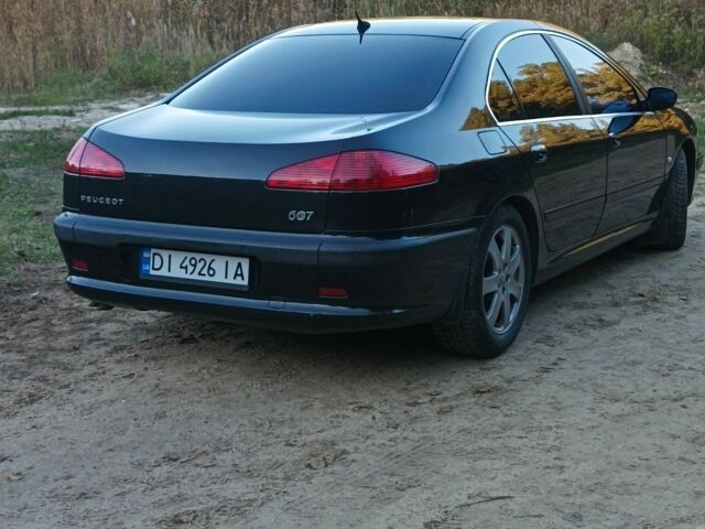 Черный Пежо 607, объемом двигателя 3 л и пробегом 250 тыс. км за 5000 $, фото 7 на Automoto.ua