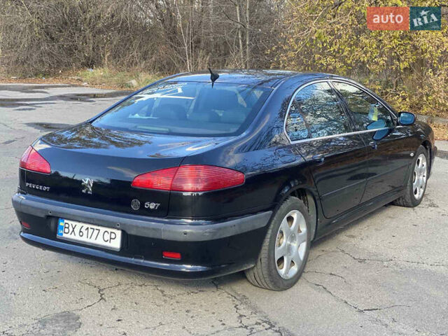 Пежо 607 2004 в Хмельницком на Automoto.ua Черный Пежо 607, объемом двигателя 2.18 л и пробегом 338 тыс. км за 4700 $, фото 6 на Automoto.ua