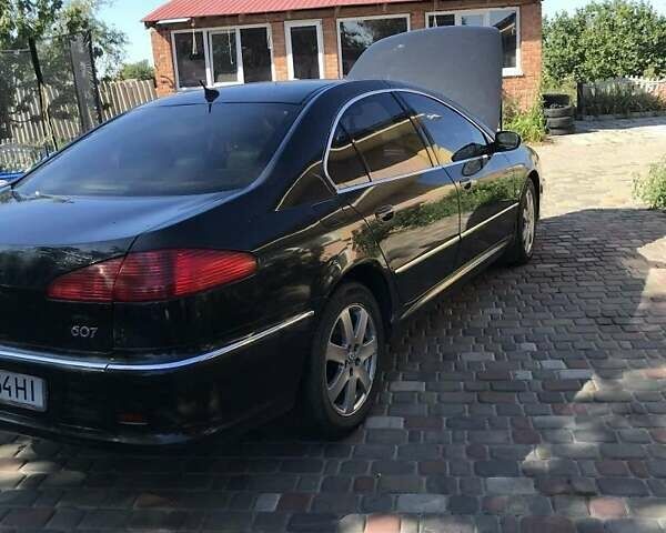 Чорний Пежо 607, об'ємом двигуна 2.7 л та пробігом 400 тис. км за 5000 $, фото 1 на Automoto.ua