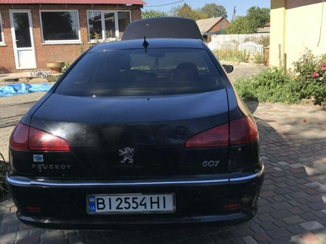 Черный Пежо 607, объемом двигателя 2.7 л и пробегом 400 тыс. км за 5000 $, фото 4 на Automoto.ua